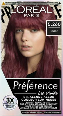 L'Oréal Paris Préférence Les Vivids - 5.260 Violet L'Oréal Paris Préférence Les Vivids - 5.260 Violet