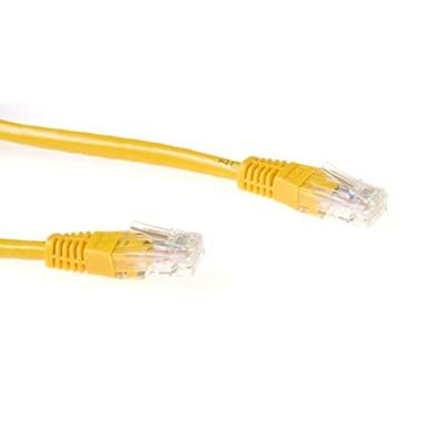 ACT Gele 20 meter U/UTP CAT6 patchkabel met RJ45 connectoren