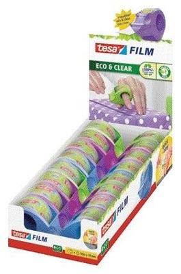 Plakbandhouder tesafilm mini eco clear 10m x 19mm