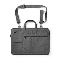 Laptoptas | Schouderriem | 8 Opbergvakken | 17 - 18 inch | Zwart - thumbnail