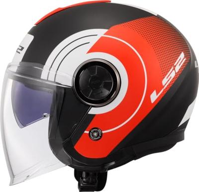 LS2 "of620 classy disko" jethelm helmet of620 classy disko l bl/red/white
