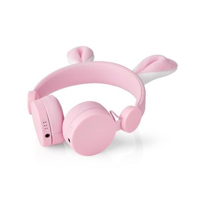 Bedrade Koptelefoon | 1,2 m Ronde Kabel | On-Ear | Afneembare magnetische oren | Robby Rabbit | Roze Bedrade Koptelefoon | 1,2 m Ronde Kabel | On-Ear | Afneembare magnetische oren | Robby Rabbit | Roze