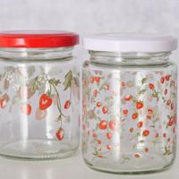 Boltze Home Voorraadpot aardbei 240ml glas - thumbnail