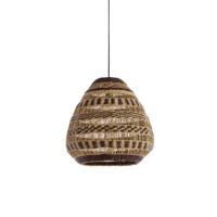 Light & Living Rotan hanglampSoluna Ø 47cm - donkerbruin naturel - 2996184 - thumbnail