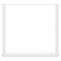 Eettafelpoten 2 st U-vormig 80x(72-73) cm staal wit - thumbnail