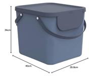 Rotho Albula Wasmand 40L Horizon Blauw - thumbnail