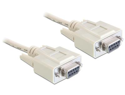 DeLOCK Serial modem 9 pin female > 9 pin female, 5m kabel