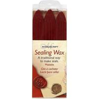 Creativ Company Zegel was, l: 10 cm, rood, 3 stuk/ 1 doos - thumbnail