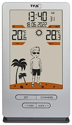 TFA Dostmann Weather Jack 35.1166.54 Draadloos weerstation Verwachting voor 12 tot 24 uur Aantal sensoren max.: 3 stuk(s)