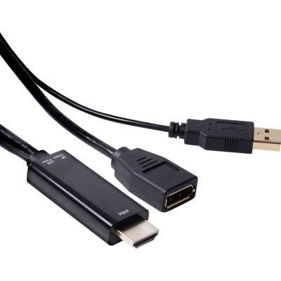 CLUB3D HDMI™ Naar DisplayPort™ Adapter M/V met USB voeding CLUB3D HDMI™ Naar DisplayPort™ Adapter M/V met USB voeding