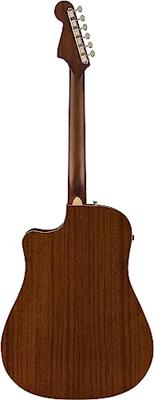 Fender Redondo Player Sunburst WN Gold Pickguard elektrisch-akoestische westerngitaar - thumbnail