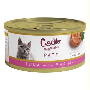 Cadilo Daily Delights - tonijn met garnalen paté - natvoer kat (70 g) 1 verpakking (6 x 70g)