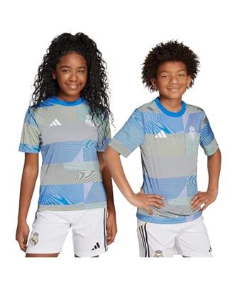 Real Madrid Pre-Match Shirt Junior 2025/2026 - Maat 140 - Kleur: Blauw | Soccerfanshop