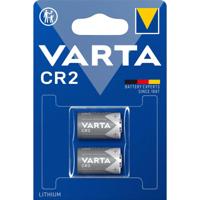 Varta VARTA LITHIUM Cylindrical CR2 Blister 2 CR2 Fotobatterij Lithium 880 mAh 3 V 2 stuk(s) - thumbnail