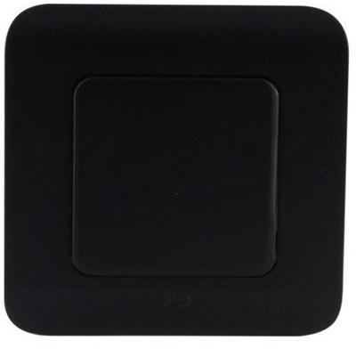 DiO Draadloze wand schakelaar enkel zwart - 6960116