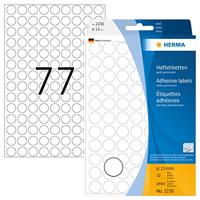 Etiket herma 2230 rond 13mm wit 2464st - thumbnail