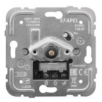 Efapel druk-/wissel dimmer faseaansnijding voor R,L 7-110W/VA / Led 3-35W - thumbnail