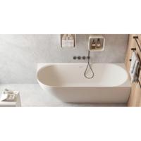 Ligbad Ideavit SolidNova-CR 180x80x56 cm Rechts Mat Wit Ideavit - thumbnail