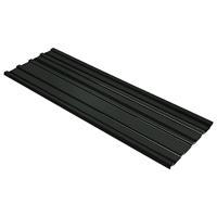VidaXL 12 st dakpanelen gegalvaniseerd staal antracietkleurig - thumbnail