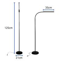 Maul MAULpirro 8234890 Staande LED-lamp 7 W Energielabel: E (A - G) Zwart - thumbnail
