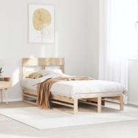 Bedframe zonder matras massief grenenhout 90x190 cm - thumbnail