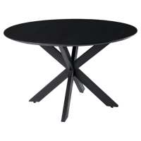 Oslo Round Black 120 cm-12661 - thumbnail