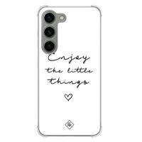 Samsung Galaxy S23 siliconen shockproof hoesje - Enjoy life - thumbnail