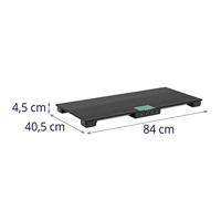 Steinberg Systems SBS-PS-1500 dierenweegschaal 150 kg / 50 g antislipmat LCD vloerweegschaal kleine dierenweegschaal veterinaire weegschaal - thumbnail