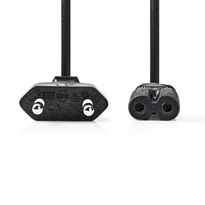 Nedis Stroomkabel | Euro male naar IEC-320-C7 | 3 m | 1 stuks - PCGB11040BK30 PCGB11040BK30 Nedis Stroomkabel | Euro male naar IEC-320-C7 | 3 m | 1 stuks - PCGB11040BK30 PCGB11040BK30