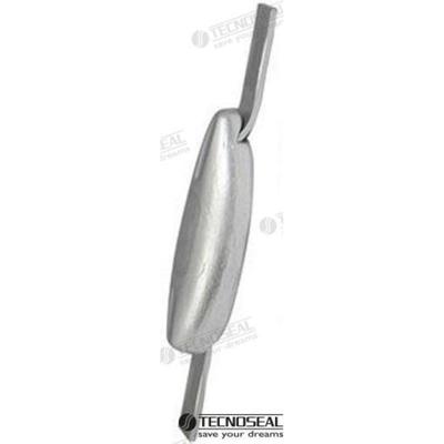 Ánodos para soldar TEN00301E - ANODO PEZ ZINC 50X25X5MM 1KG