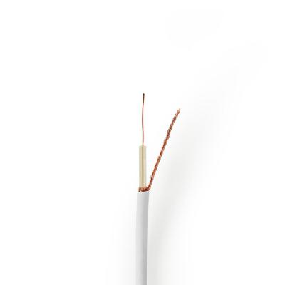 Nedis CSBR4005WT1000 Coaxkabel Mini Coax 100 M Rol Wit