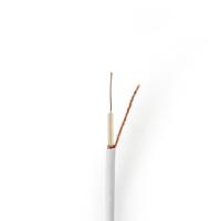 Nedis Coaxkabel op Haspel | Mini Coax | ECA | 100 m | Wit | 1 stuks - CSBR4005WT1000 CSBR4005WT1000 - thumbnail