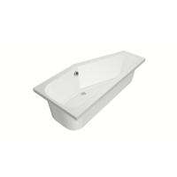 Xenz Lagoon Hoekbad - 160x75x48 - afvoer Midden - Rechts - Compact - acryl - wit mat 6981-03 - thumbnail