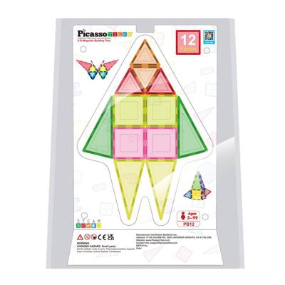 PicassoTiles magnetische bouwset 12-delig