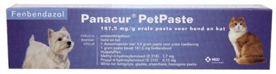 Panacur PetPaste Ontwormingspasta voor hond en kat 1 stuk