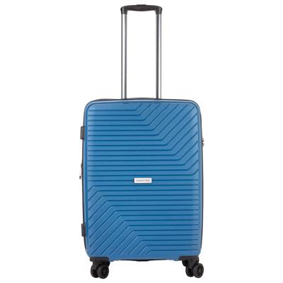 CarryOn Transport 4 Wiel Trolley 67 Expandable blue Harde Koffer