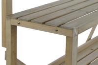 Planken Home ESPRIT Zwart Raad van bestuur Sparrenhout 98 x 68 x 192 cm - thumbnail