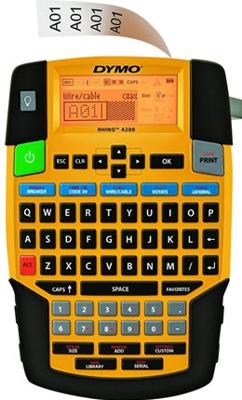 Labelprinter dymo rhino 4200 qwerty 19mm geel Labelprinter dymo rhino 4200 qwerty 19mm geel