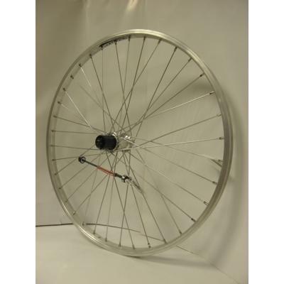 Achterwiel 26-1.75 559 8V cass uitval alu velg Paralex zilver