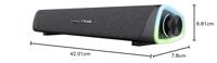Soundbar Trust GXT 620 Axon Zwart 12 W Bluetooth luidspreker - thumbnail