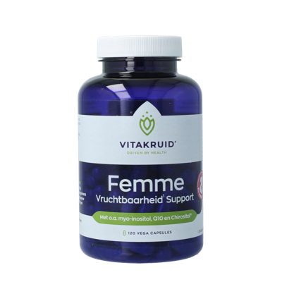 Vitakruid Femme vruchtbaarheid support 120 Vegetarische capsules