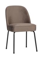 BePureHome Eetkamerstoel 'Vogue' Velvet, kleur Nougat - thumbnail
