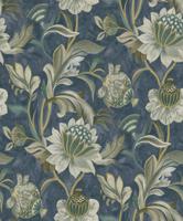 Dutch Wallcoverings Arabesque - Cecelia Navy - Multi - thumbnail