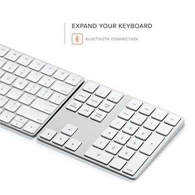 Satechi Extended wireless keypad - Silver