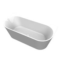 Ligbad Arcqua Santo Back To Wall 178x80 Acryl Glans Wit - thumbnail