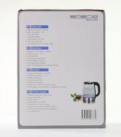 Emerio WK-119988 waterkoker 1,7 l Zwart, Roestvrijstaal 2200 W - thumbnail