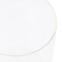 Opbergpotten met bamboe deksels 4 st 800 ml glas - thumbnail