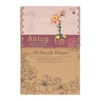 Lobbes Houten 3d bouwpakket daisy flower - 99dlg. - thumbnail