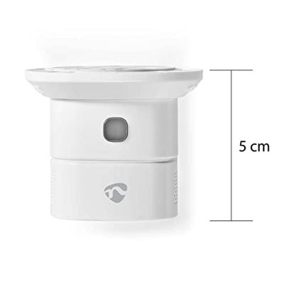 Nedis SmartLife CO Detector | Zigbee 3.0 | Batterij Gevoed | Levenscyclus sensor: 10 Jaar | EN 50291 | Android / IOS | Met testknop | 85 dB | Wit -