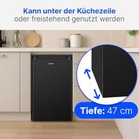 Bomann VS 7255 Koelkast Energielabel: E (A - G) 87 l Staand apparaat Zwart - thumbnail